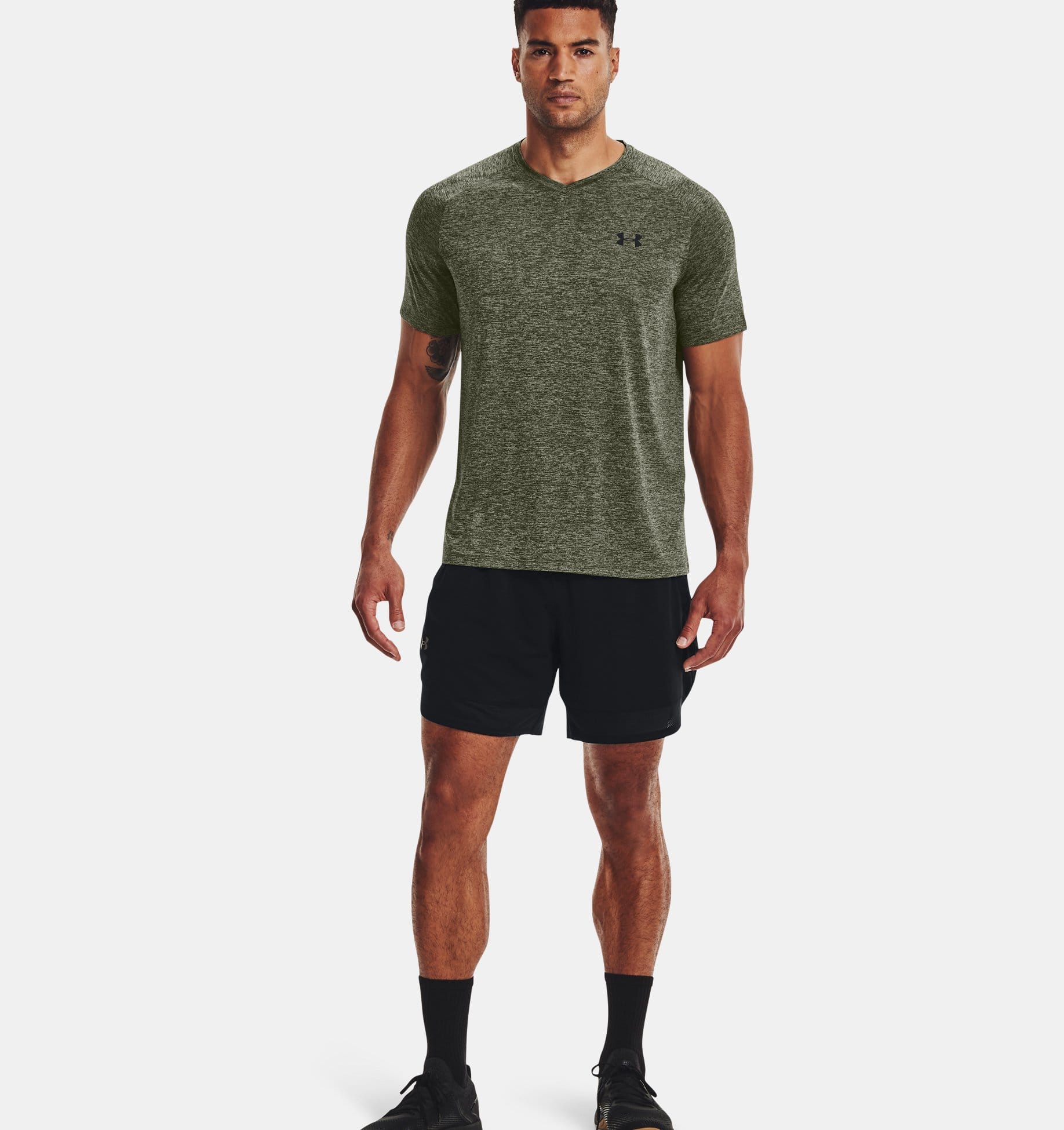 Under Armour Tech 2.0 V-Neck T-Shirt - 1328190