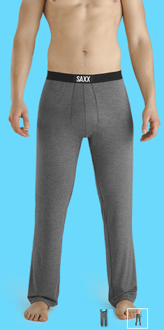 SAXX Charcoal Heather Sleepwalker Pant - SXLW32