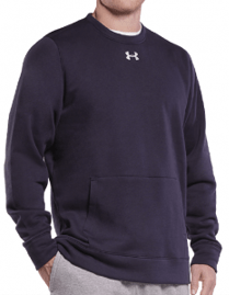 under armour hustle fleece crew