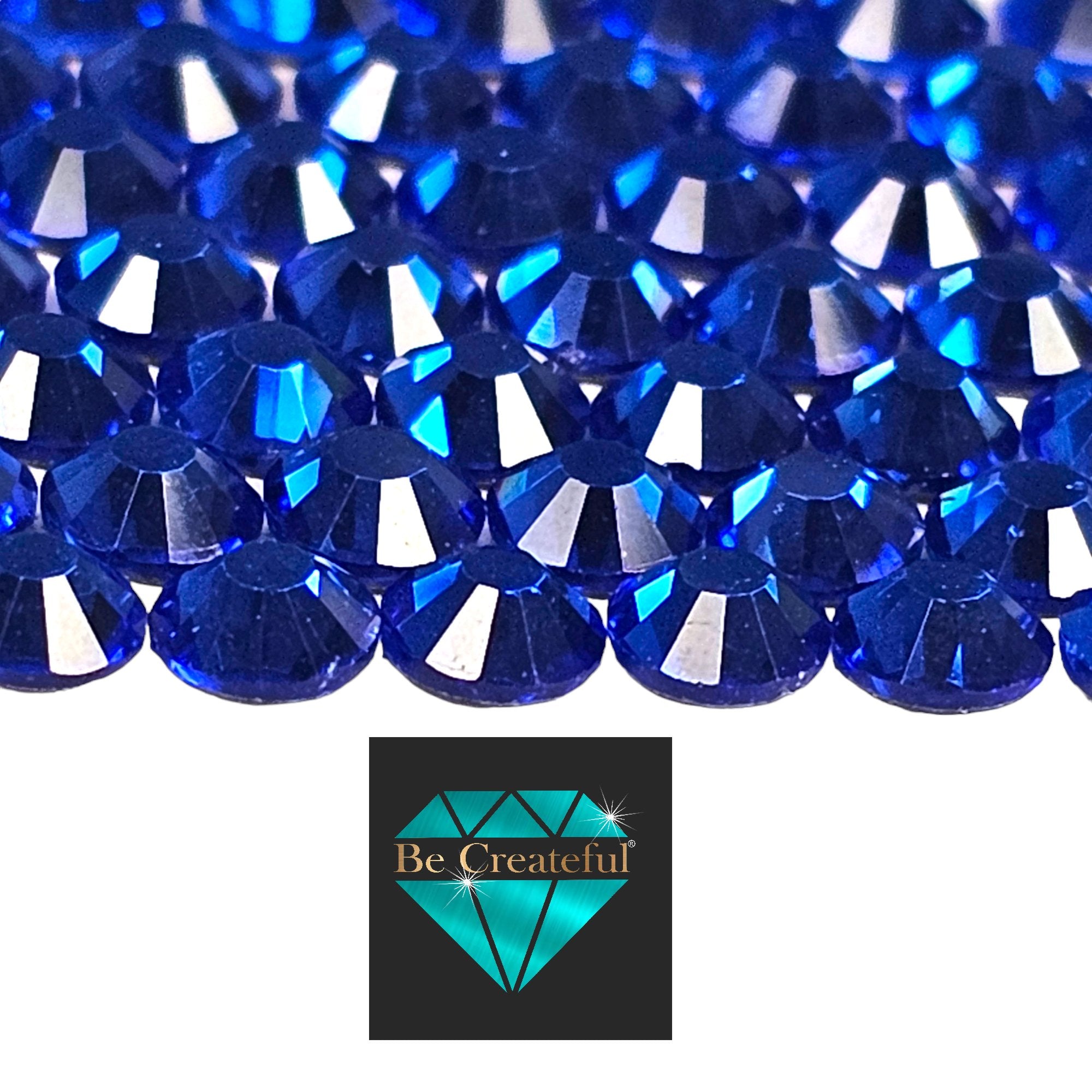 LUXE® Blue Zircon Hotfix Glass Rhinestones - 5 Star Rated! – Be Createful