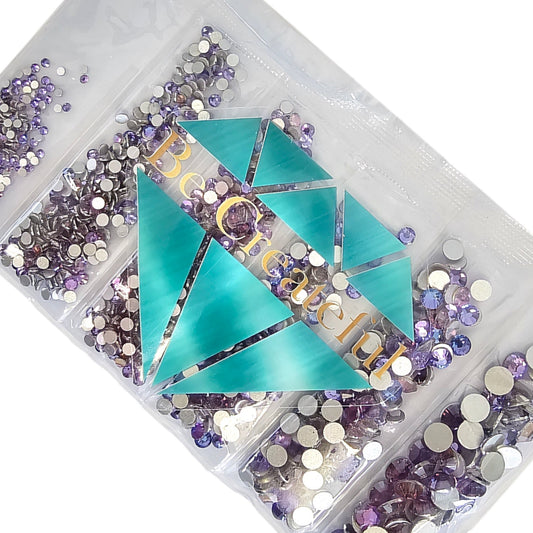 FLATBACK Neon LAVENDER Rhinestones - Fast Shipping – Be Createful