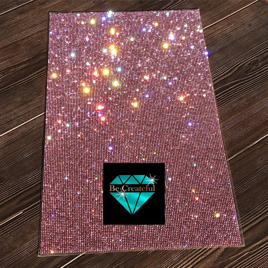 Crystal AB Rhinestone Self Adhesive Sheet *TEMP OUT OF STOCK*