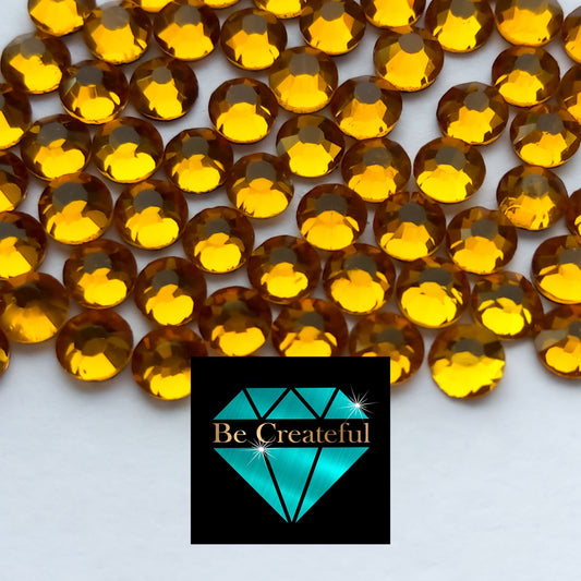 Yellow Hotfix Rhinestone Bulk Pack