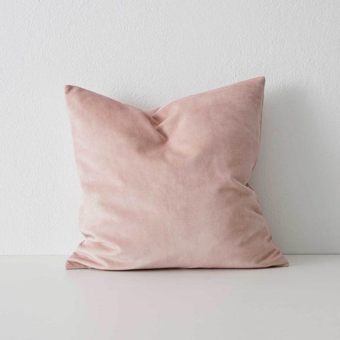 Blush Pink Velvet Cushion