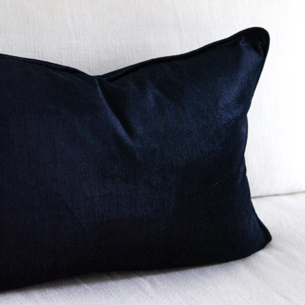 dark navy blue cushion