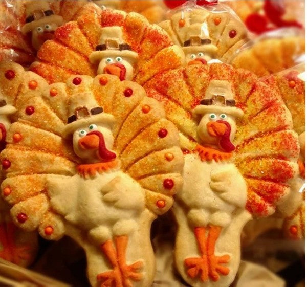 SpinningLeaf: Thanksgiving Turkey Sandwich Cookie Molds