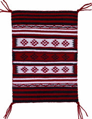 Miniature : JB Moore Plate II Navajo Tapestry : Matilda Yazzie Bia : m-145