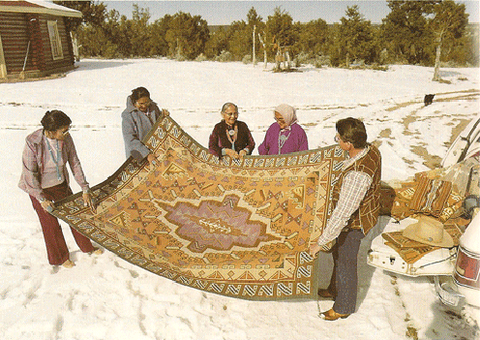 Burntwater Navajo Rug all natural dyes
