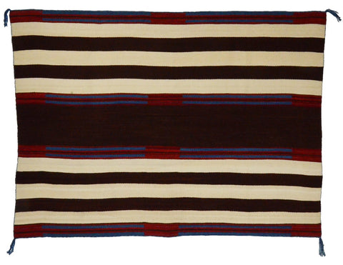 Navajo 2nd Phase Woman's Blanket:  Jalucie Marianito : Churro 1667 : 36" x 50"