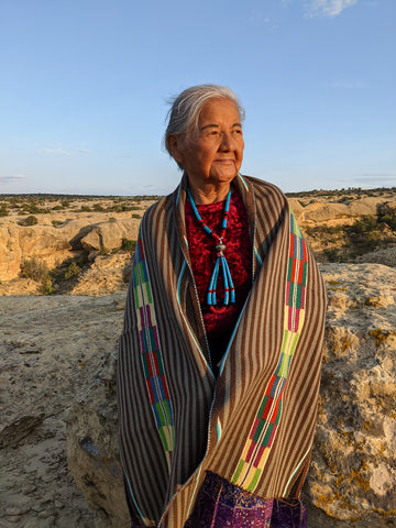 Kathy Marianito Navajo shawl