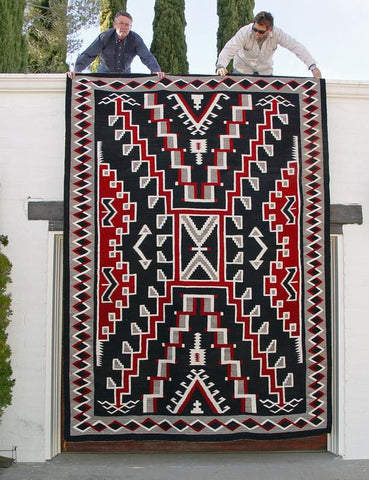 Native American Rug Crystal large navajo textile