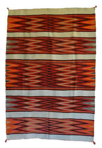 Late Classic Wedge Weave Navajo Blanket : Historic : PC 253