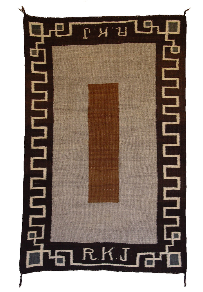 Double Saddle Blanket : Historic Navajo Weaving : GHT 773 : 33" x 51" : (2'9" x 4'2")