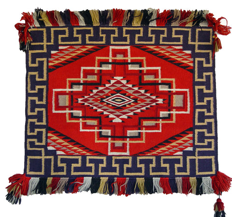 Saddle Blanket - Single Sunday Navajo Weaving : Historic : PC 119 - Getzwiller's Nizhoni Ranch Gallery