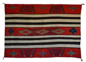3rd Phase Navajo Chief Blanket : Historic : PC 278 - Getzwiller's Nizhoni Ranch Gallery