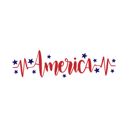 America Heartbeat Design Only Morgan Mae Co