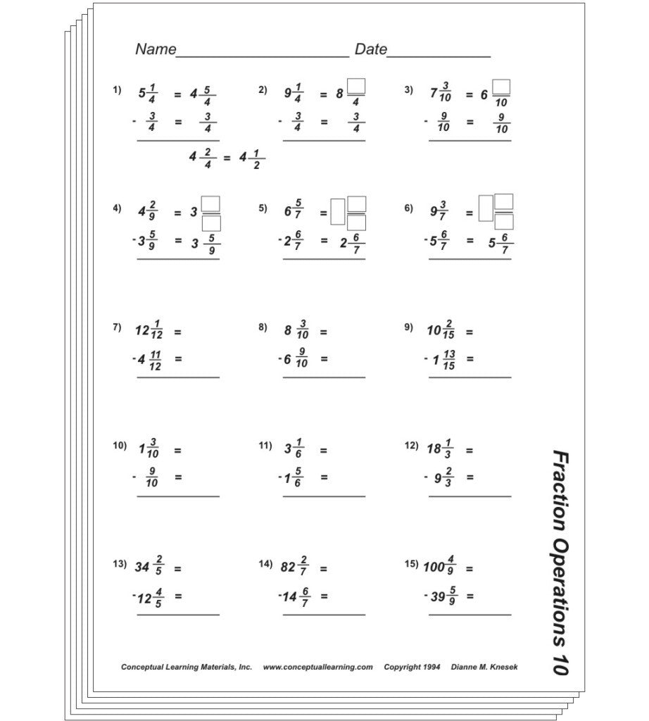 unit fraction operations homework 3