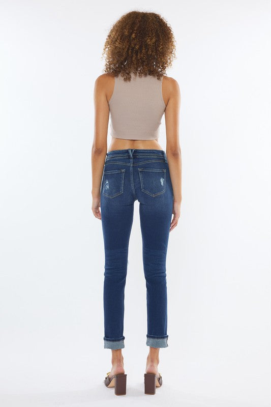 The Janie Flare Jeans in Medium Wash - Curvy