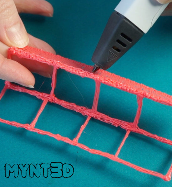 3D printing pen block desk calendar - get organized this year with a functional and reusable 3D pen project from MYNT3D