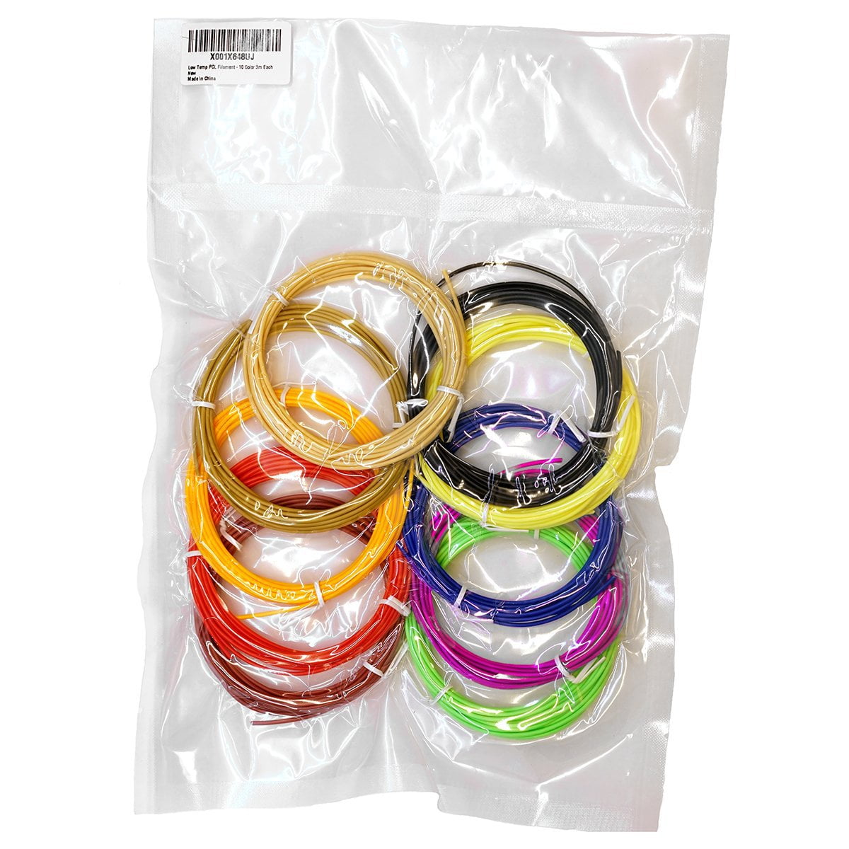 PETG Filament Refill Pack (5 colors, 6m each) - MYNT3D