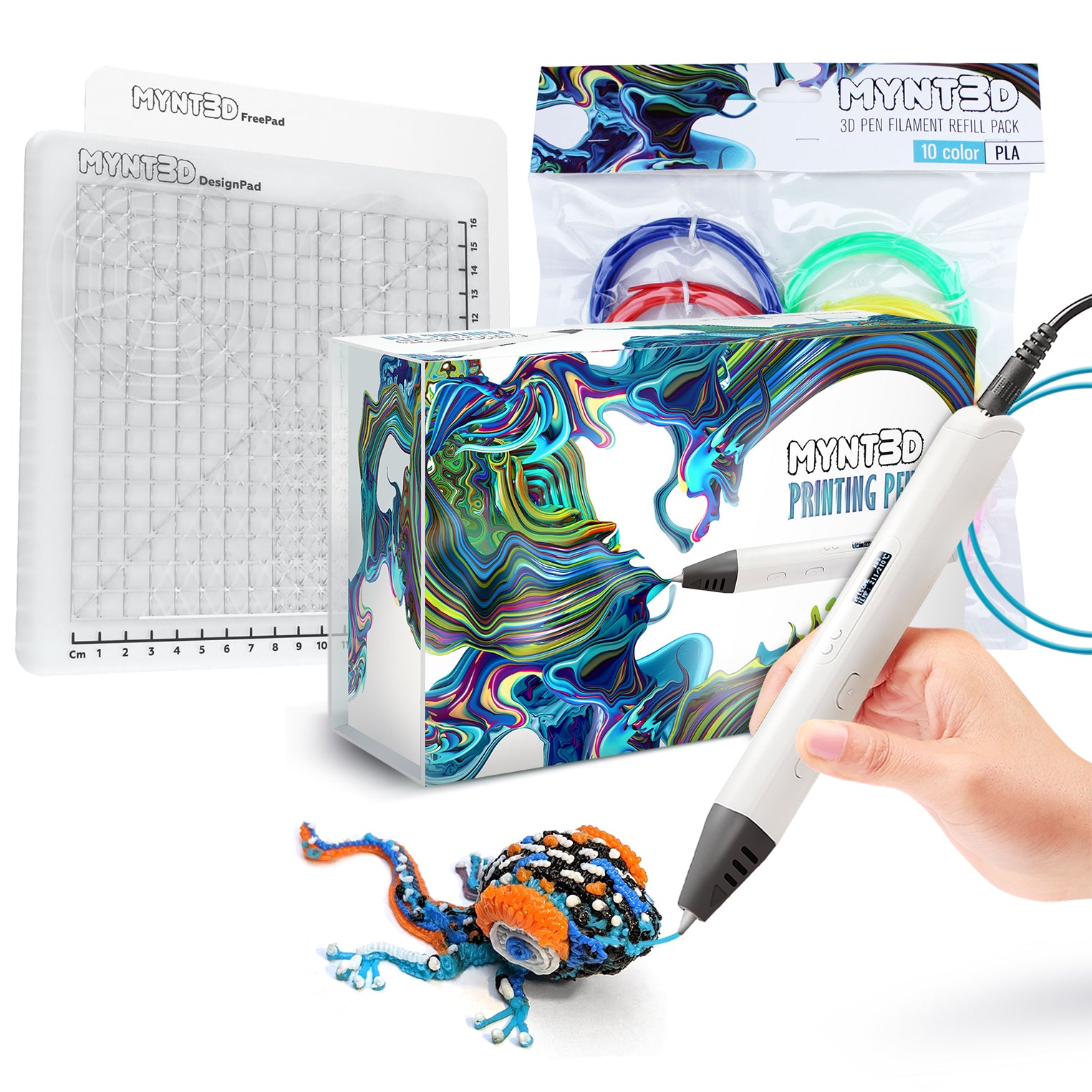 DesignPad + FreePad 3D Pen Mat Kit - MYNT3D