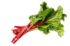 rhubarb leaves for natural dyeing