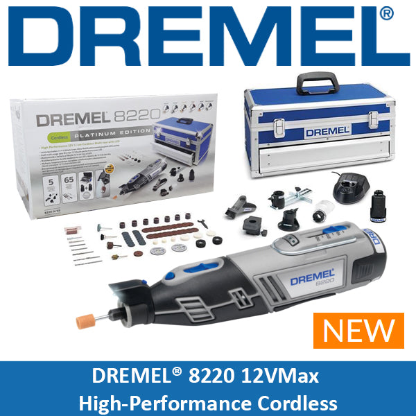 Sotel  Dremel 8220 (8220-5/65) 12V Lithium-Ion (Li-Ion) Noir, Gris  multi-outils sans fil