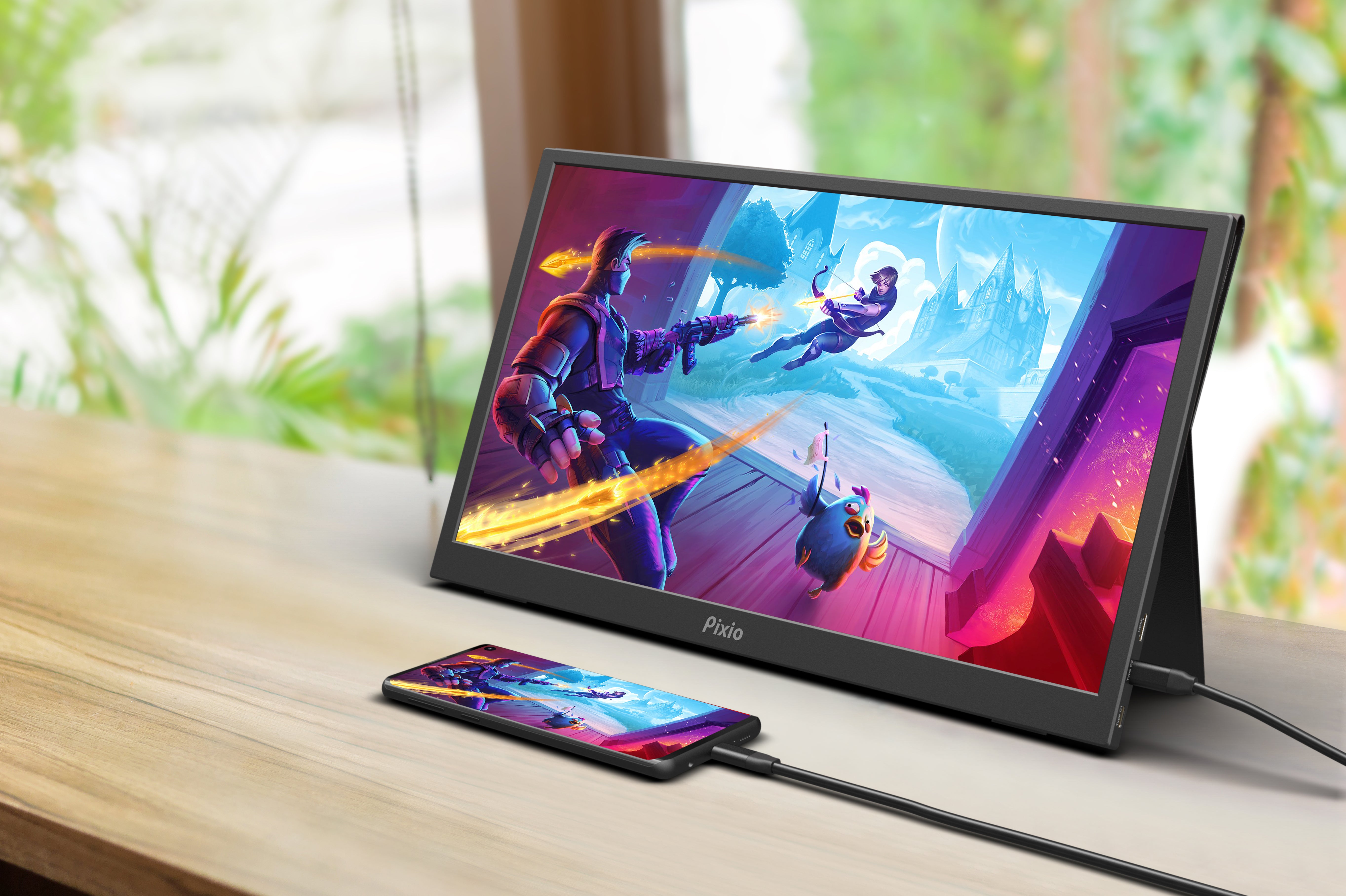 Pixio PX160 | 15.6 inch 1080p 60Hz IPS HDR Portable Gaming Monitor