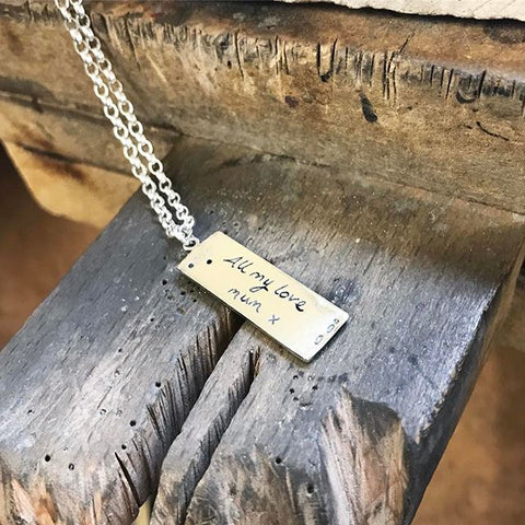 Engraved Necklace