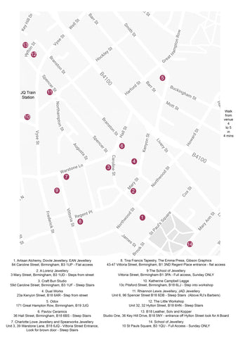 open studios map nov 2019