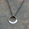 Mobius Necklace on a gunmetal chain - math jewelry, great gift for mathematics students and teachers, artists, and basically anyone