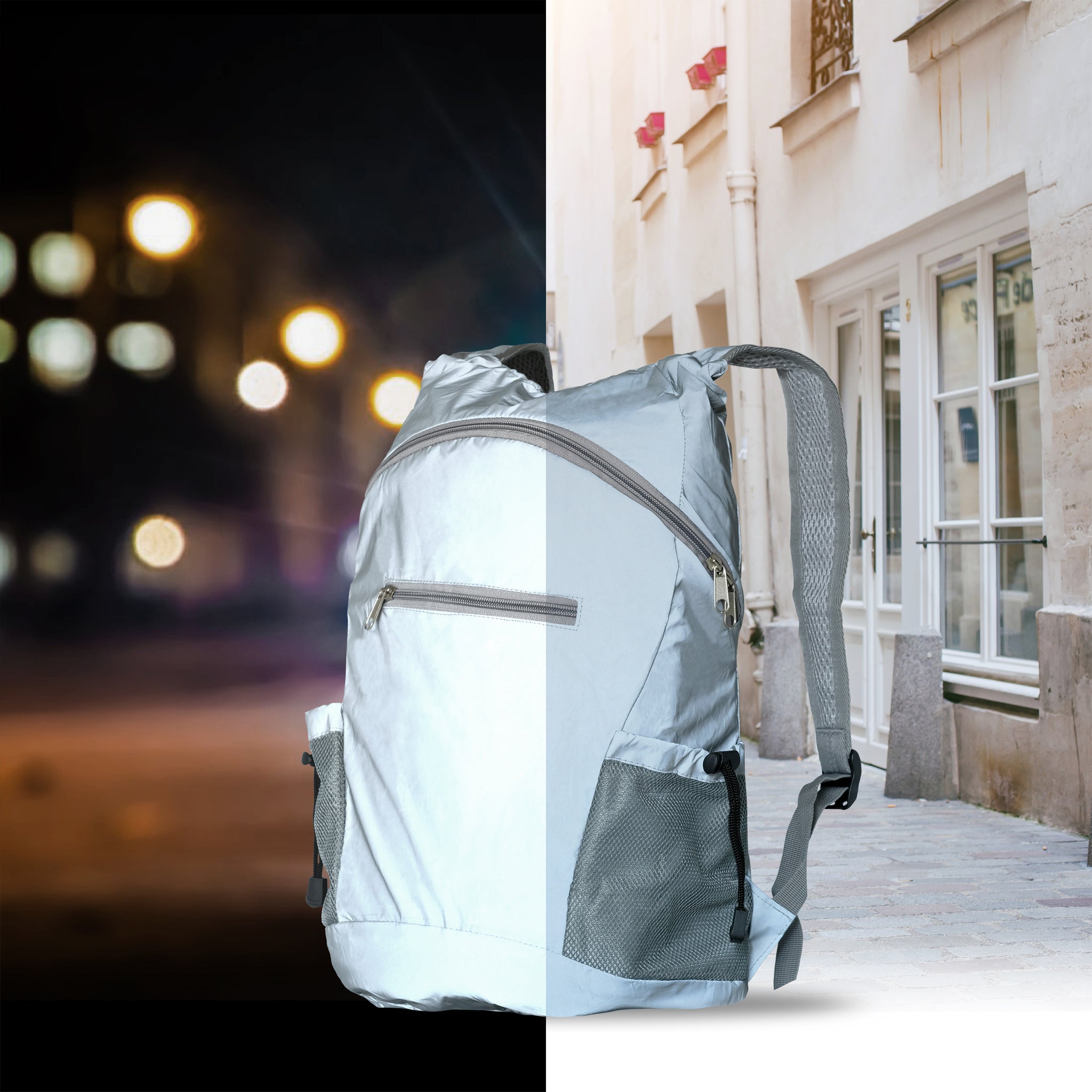 reflective cycling backpack