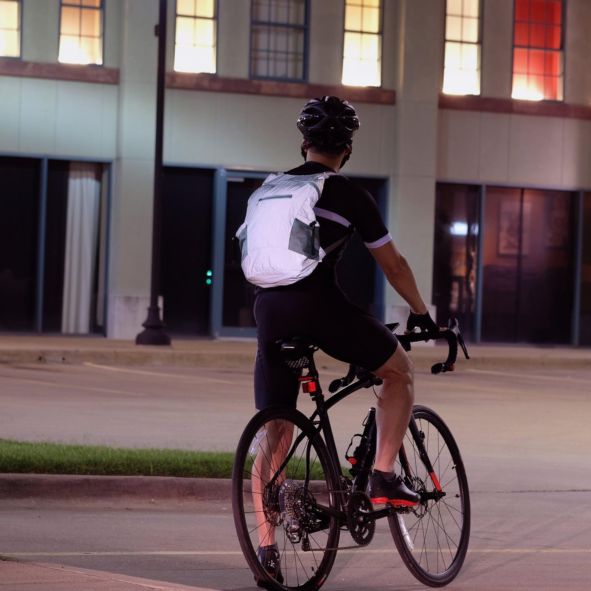 reflective cycling bag