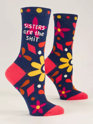 Blue Q Sisters Crew Socks - re-find Store