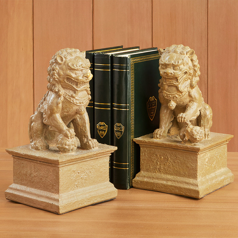 foo dog bookends cb2