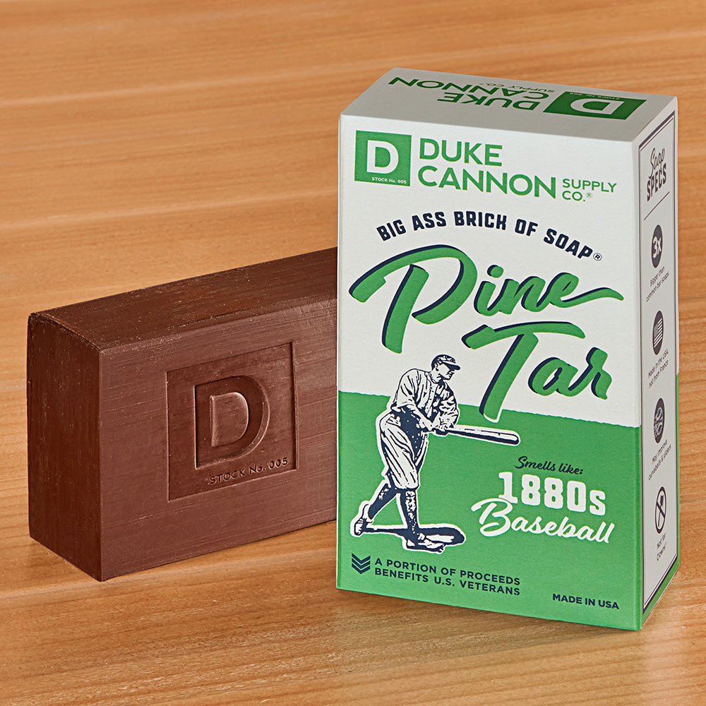 Duke Cannon Big Ass Brick Of Soap Pine Tar To The Nines Manitowish Waters 4058