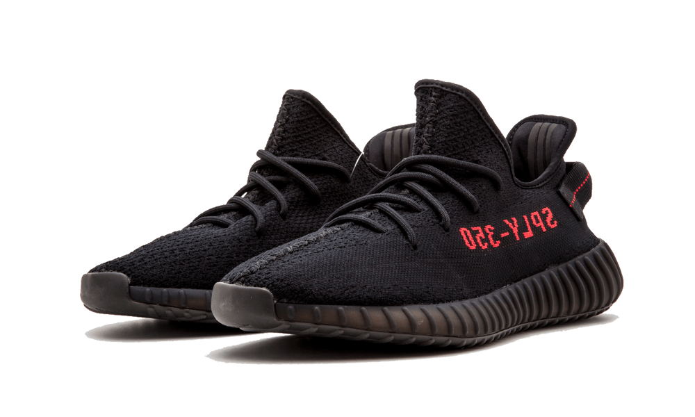 yeezy boost 350v2 black red