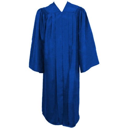 Choir Robes Sale - Matte Royal Blue Choir Gown