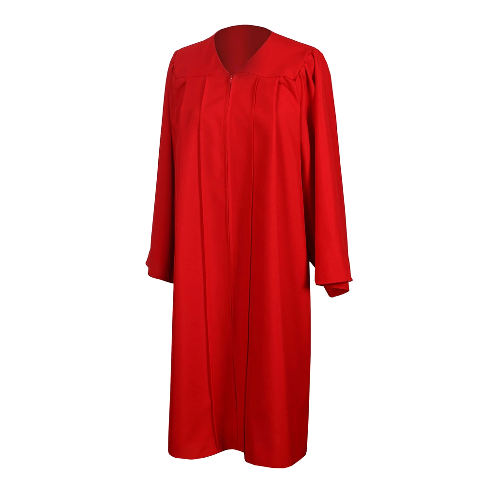 Choir Robes Sale - Matte Red Choir Gown