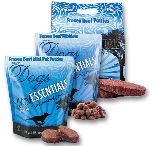 Vital Essential Beef Frozen Raw Dog Food – Green Tails Market