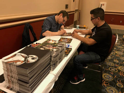 Brian Herring and Jayare Gallegos private signing