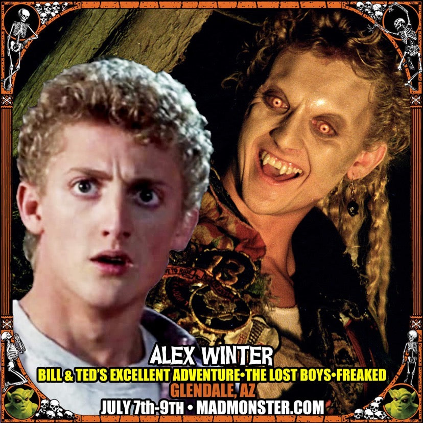 Alex Winter Official Autograph MailIn Service Mad Monster Arizona 2