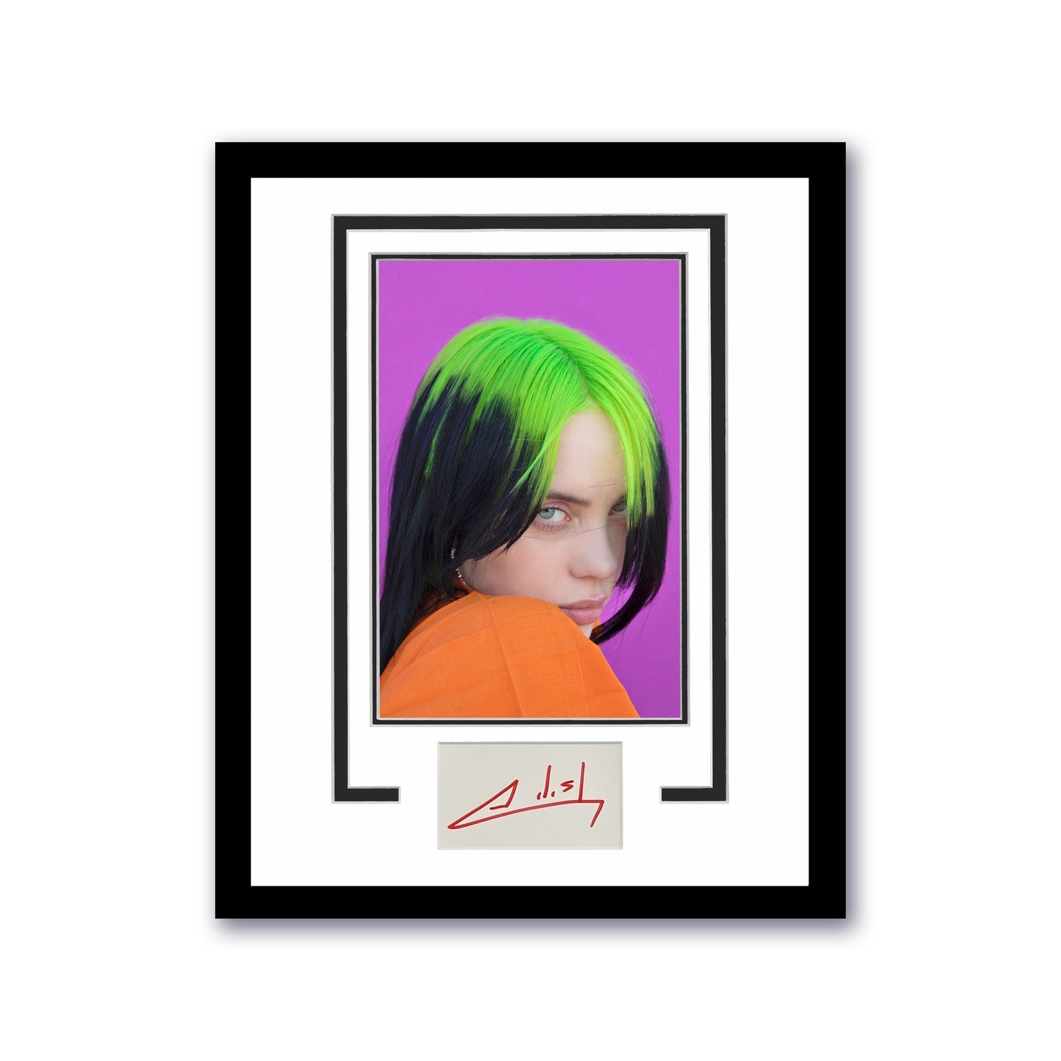 Billie Eilish Autographed Signed 11x14 Framed Photo ACOA – Zobie ...