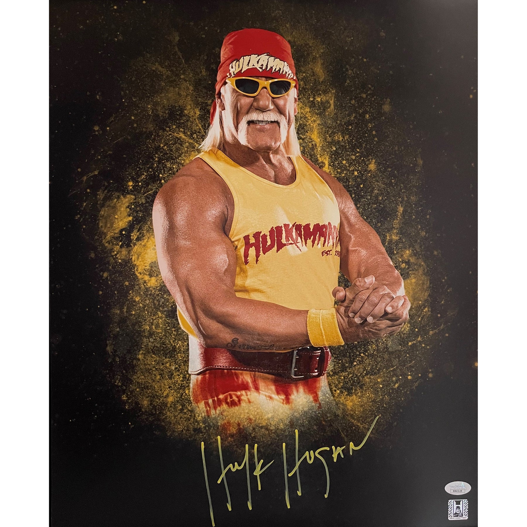 Hulk Hogan Autograph 16x20 Photo WWE HOF Signed JSA COA Zobie Productions