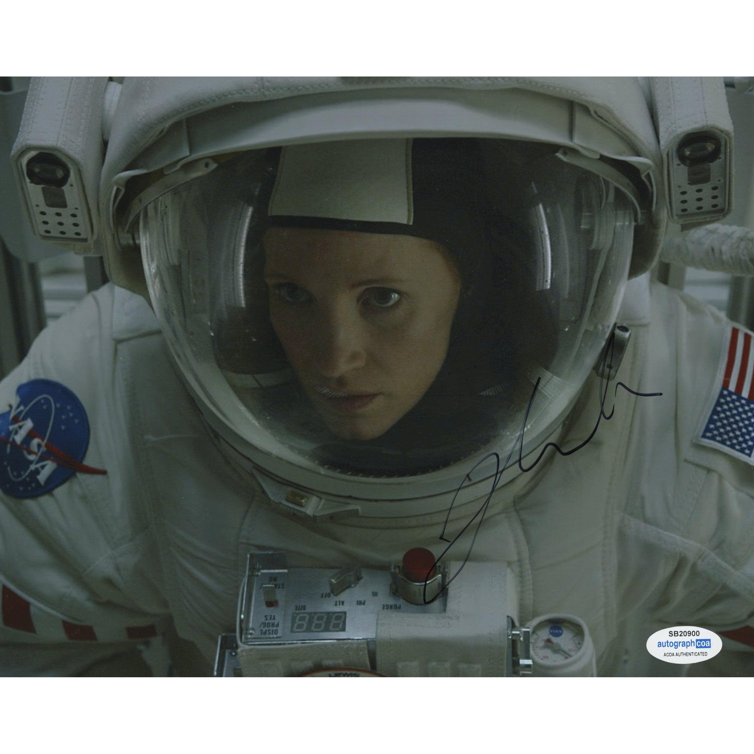 Jessica Chastain Autographed 8x10 Interstellar Photo Acoa Zobie Productions 