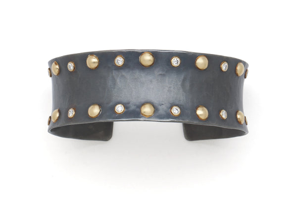 Black Cuff Bracelet – Tony Malmed Jewelry