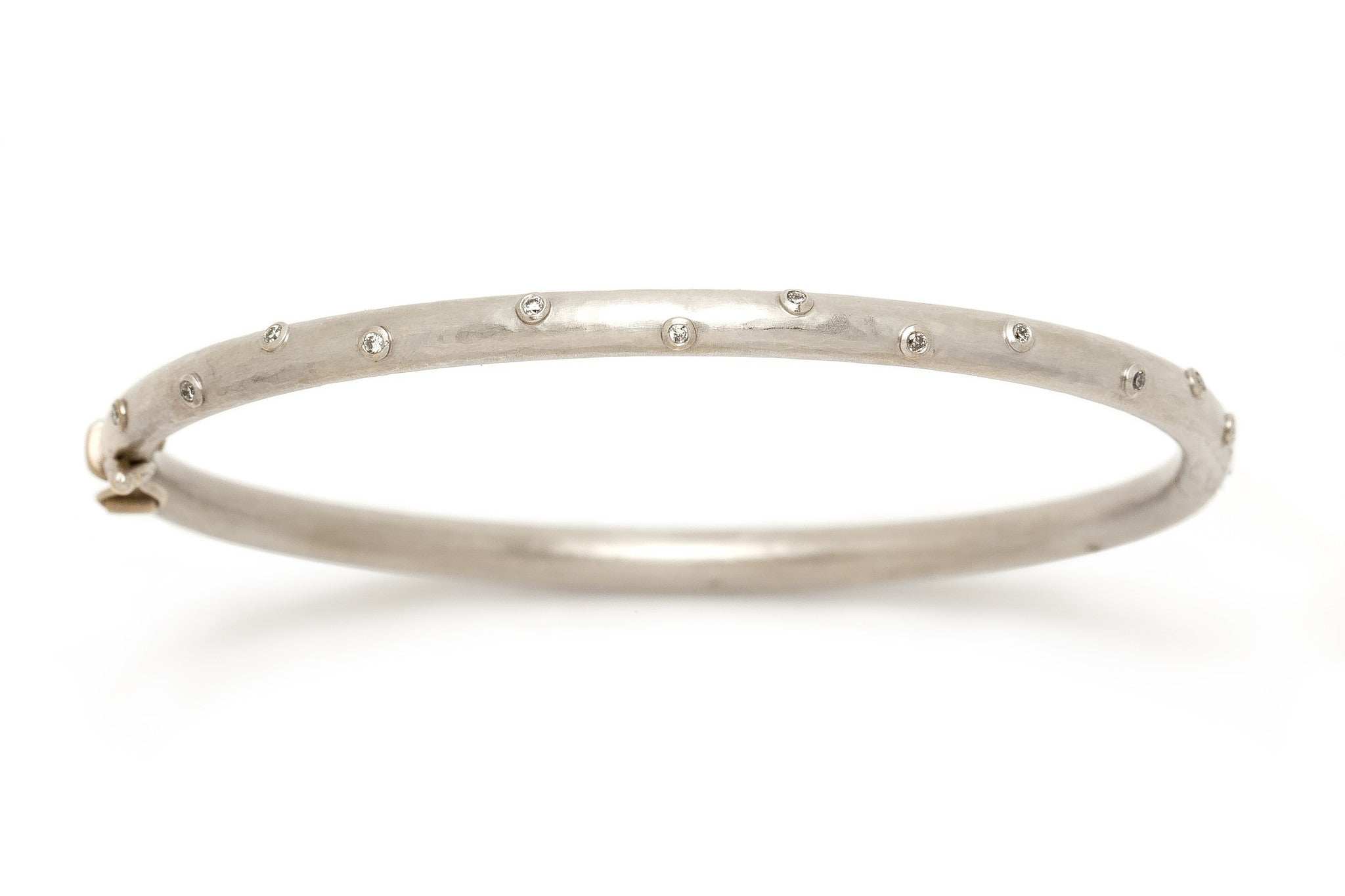 Saturn White Gold Bracelet