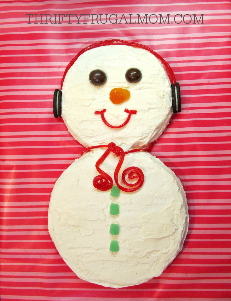 Family Kids Cake Decorating Class Snowman Cake – Sweet