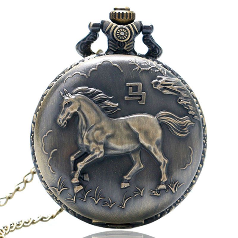 3D Horse Pocket Watch | Zana Horse