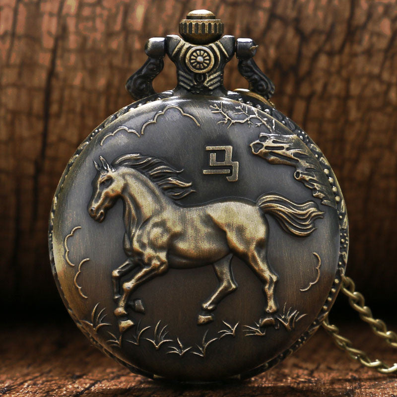 3D Horse Pocket Watch | Zana Horse